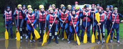 Gruppenfoto Rafting