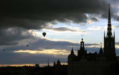 Nachtansicht von Stockholm